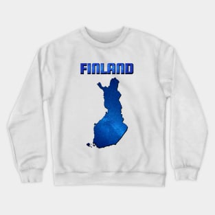 Map of Finland Crewneck Sweatshirt